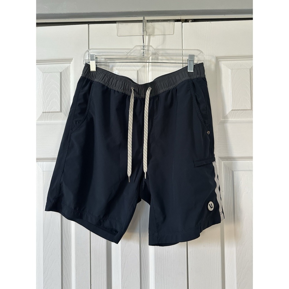 Vuori Kore Lined Athletic Shorts Mens Approx M 32" Waist Blue READ